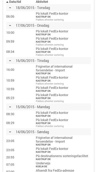 FedEx langsomme? 