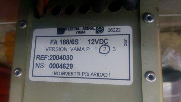 Lysbro - Federal Signal / Vama