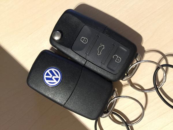 VW Bilnøgler med fjernbetjening
