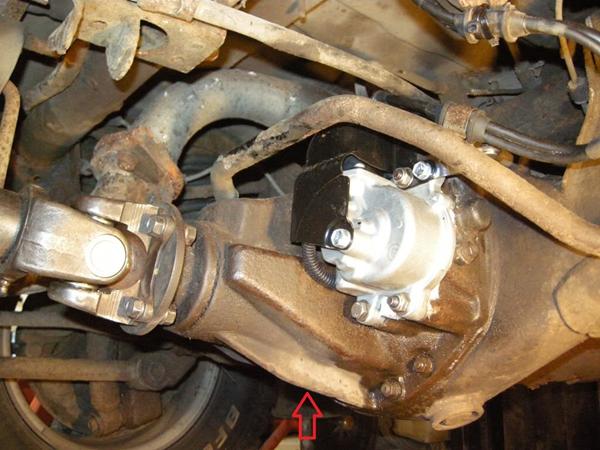 Smadret differentiale Toyota land cruiser gx90