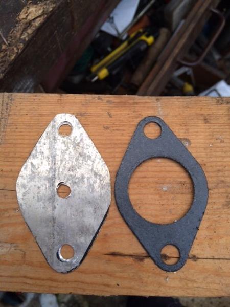 Abgas werkstatt efter egr blædning.