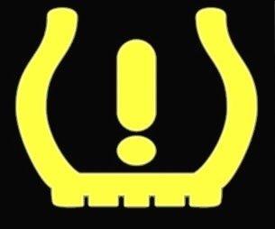 TPS kontrollampe lyser efter skift til vinterdæk