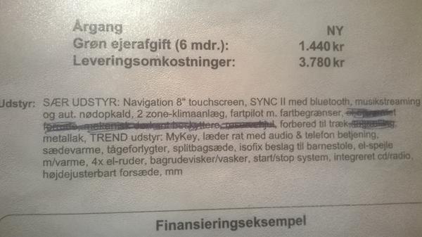 manglede udstyr i bil ? 