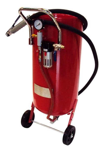 Sandblæsning. hvor stor kompresser?