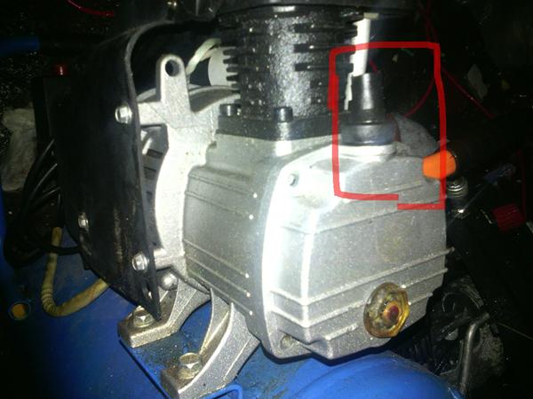 kompressor smider olie ud 