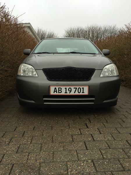 Tågelygter på Corolla E12 D-4D fra 2003