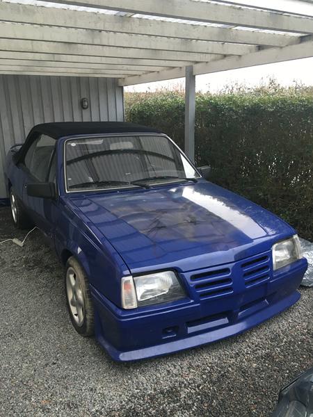 Opel ascona udstødning