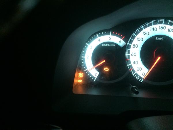 Sportsvan advarselslamper