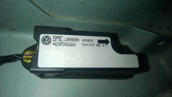 Crashsensor - type ? VW Passat 1998 ADR 1,8