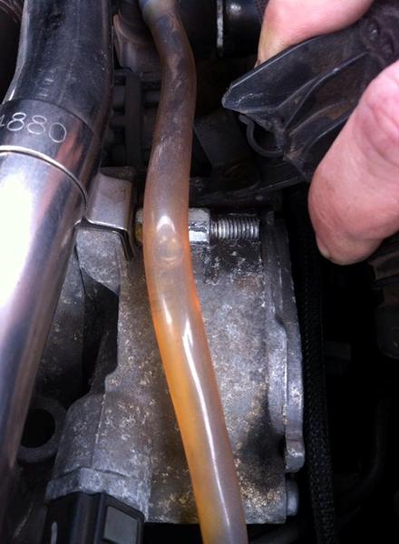 Luft i brændstofsystem