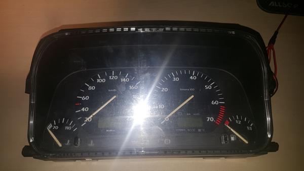 Glas/plastik på Speedometer