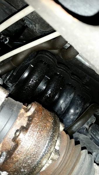 Skoda, utæt bundkar / aksel