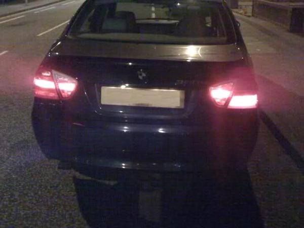 Defekt baglys på BMW e90