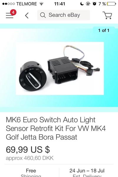 Golf 4 auto lys?? hjælp