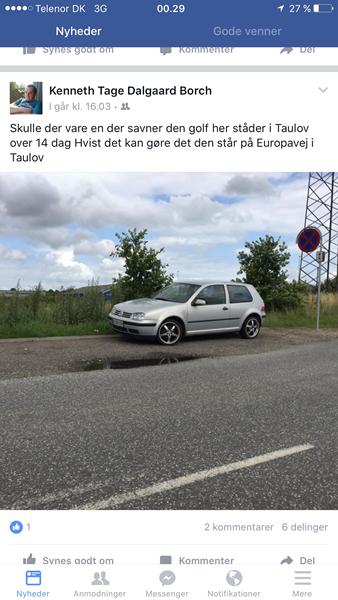 Nogen som mangler deres golf 4?