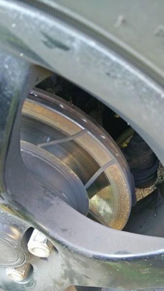 Venstre Bremsekaliber