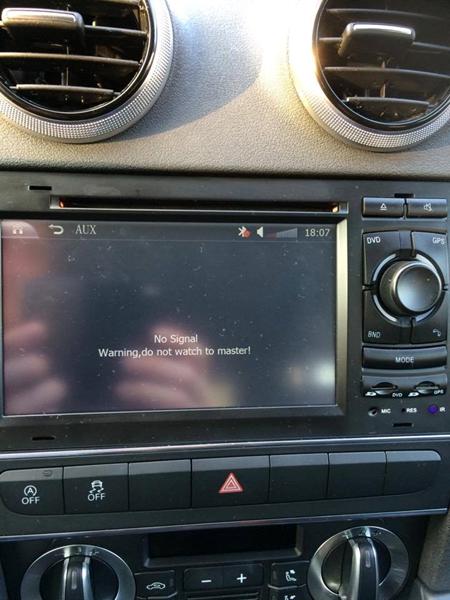 Audi A3 Navigation problemer