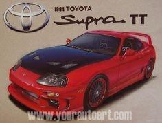 Toyota Supra mk4 modelbyg