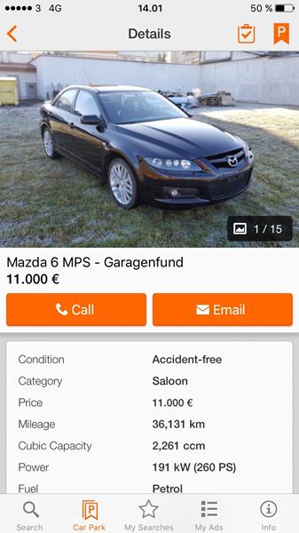 Mazda 6 MPS afgift