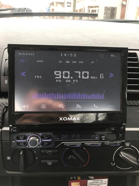 Bilradio 1din touchskærm