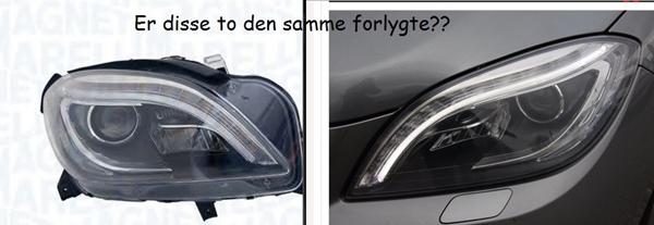 LED forlygter W166 ML350