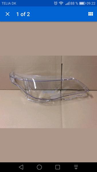 skift af lygte glas på e60