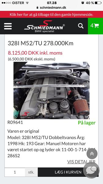 Motorskift 323i 2,5l vs 328i 2,8l 