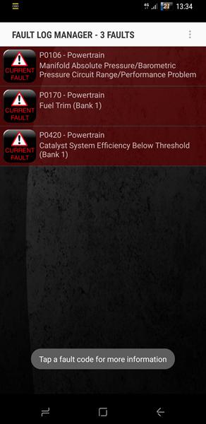 Skoda Fabia: fejl læsning