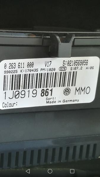 speedometer skift golf iv 