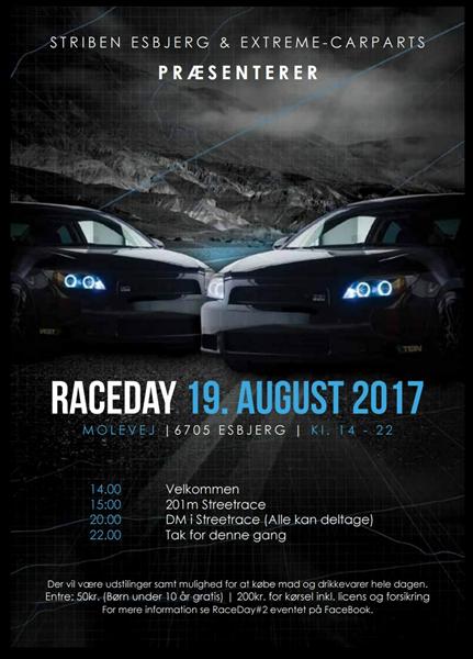 Raceday hos Striben-Esbjerg  den 19 August 