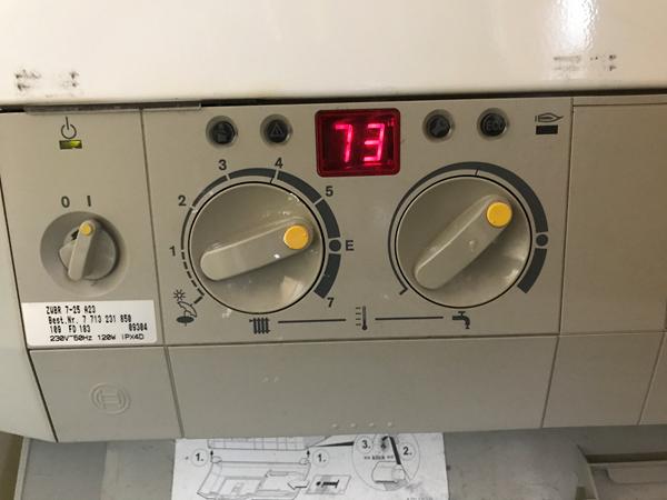 Gasfyr, ingen varme i radiatore