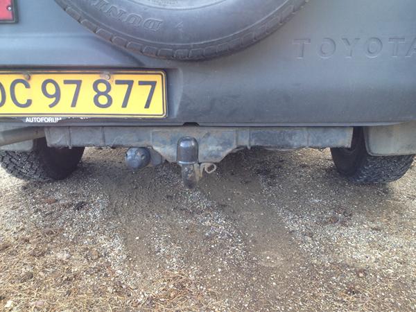 Slidt anhængertræk