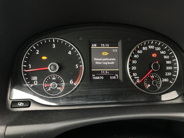 Diesel partikel filter lampe!?