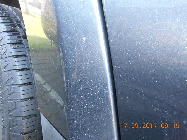 Hvidrust i bagskærme+bagdøre Dacia Duster