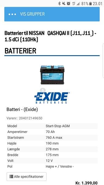 Batteri. Kan større komme på?