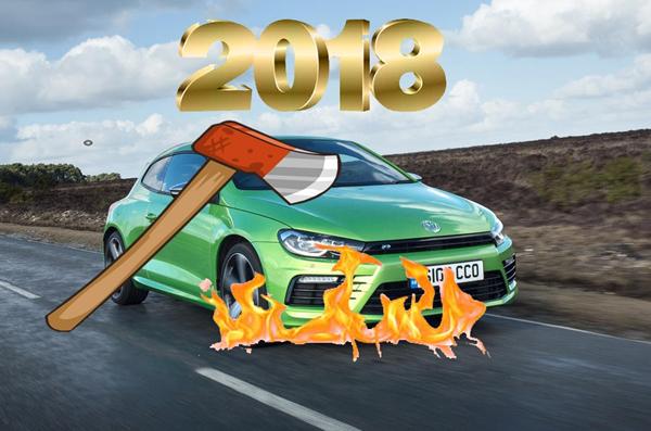 Biler vi vinker farvel til i 2018!