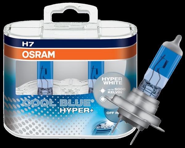 Osram Cool Blue Hyper Plus H7/H1 - Køb hvor?