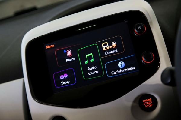 7" touchskærm - Citroen C1, Toyota Aygo, Peugeot 108