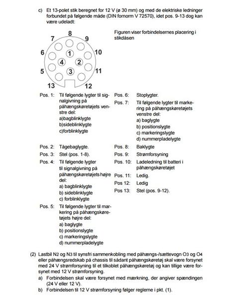 13 for stik polet diagram af  Skrevet pol 7 pol 13 til stik Mathias