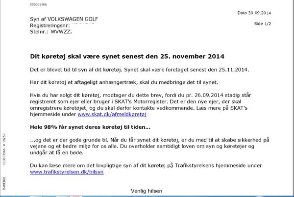 indkaldelse til periodisk bilsyn indkaldelse til periodisk bilsyn