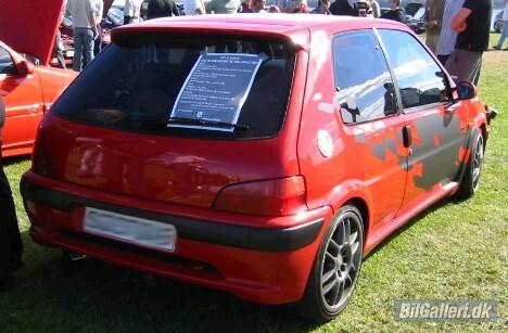 Peugeot 106 1,6 GTI 16v **SOLGT** billede 7