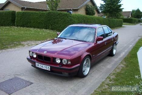 BMW 535i E34   #solgt# - Billede taget kort efter import/indreg. i efteråret 2001 billede 1
