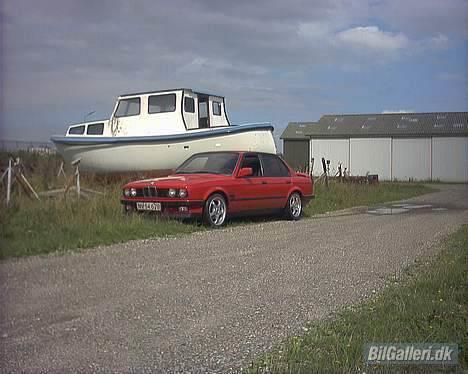 BMW E30 320i - D16/8-06 Med de nye (brugte) fælge 7,5x16 Borbet t billede 13