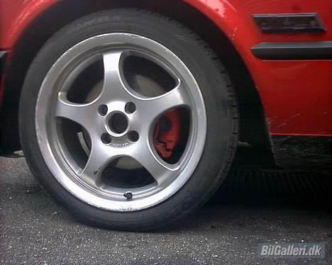 BMW E30 320i - D16/8-06 Med de nye (brugte) fælge 7,5x16 Borbet t og røde kaliber.... billede 20