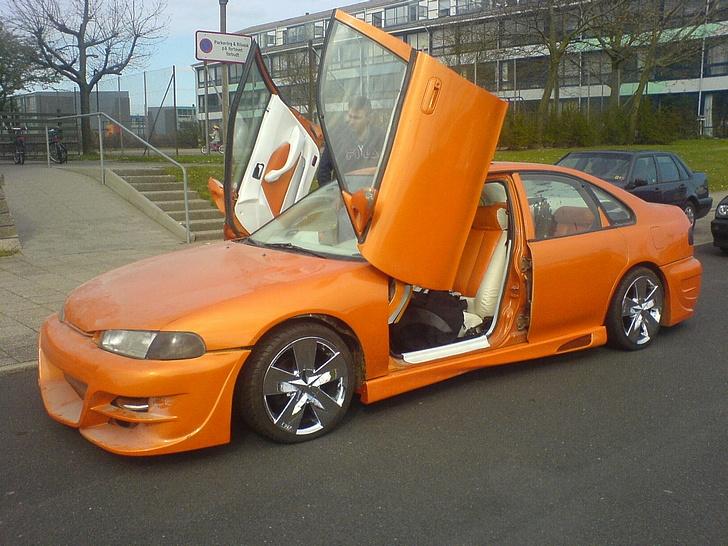 Honda accord D.Ø.D - første billed efter 2007 venter opgradering, der kom turbo, lambo dør og læder kabine billede 1