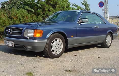 Mercedes Benz W126. - 560 SEC.  - Billedet er fra forhandlern , helt orginal over det hele , måske lidt kedelig. billede 5
