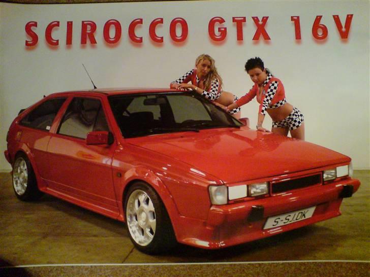 VW Scirocco GTX 16V - Lige en fed Plakat fra F&F showet billede 13