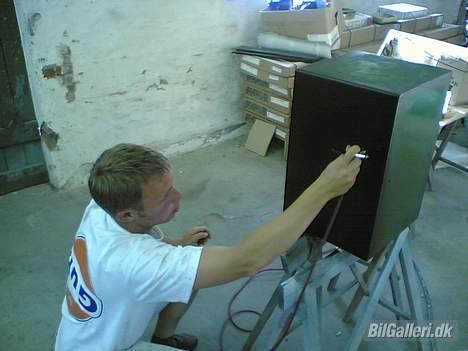 Opel kadett c City (Solgt)! - er her igang med trueflames på et pengeskab.. mega sjovt at prøve. billede 16