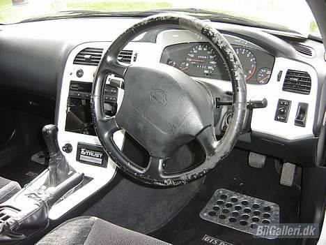 Nissan Skyline R33 GT-S T  - Malet i hvid perlemor med blåt skær... Fesent skod rat lige pt. billede 18