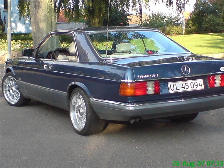 Mercedes Benz W126. - 560 SEC.  - Billede taget med mobil/tlf er da ikke det værste jeg har set !. billede 15